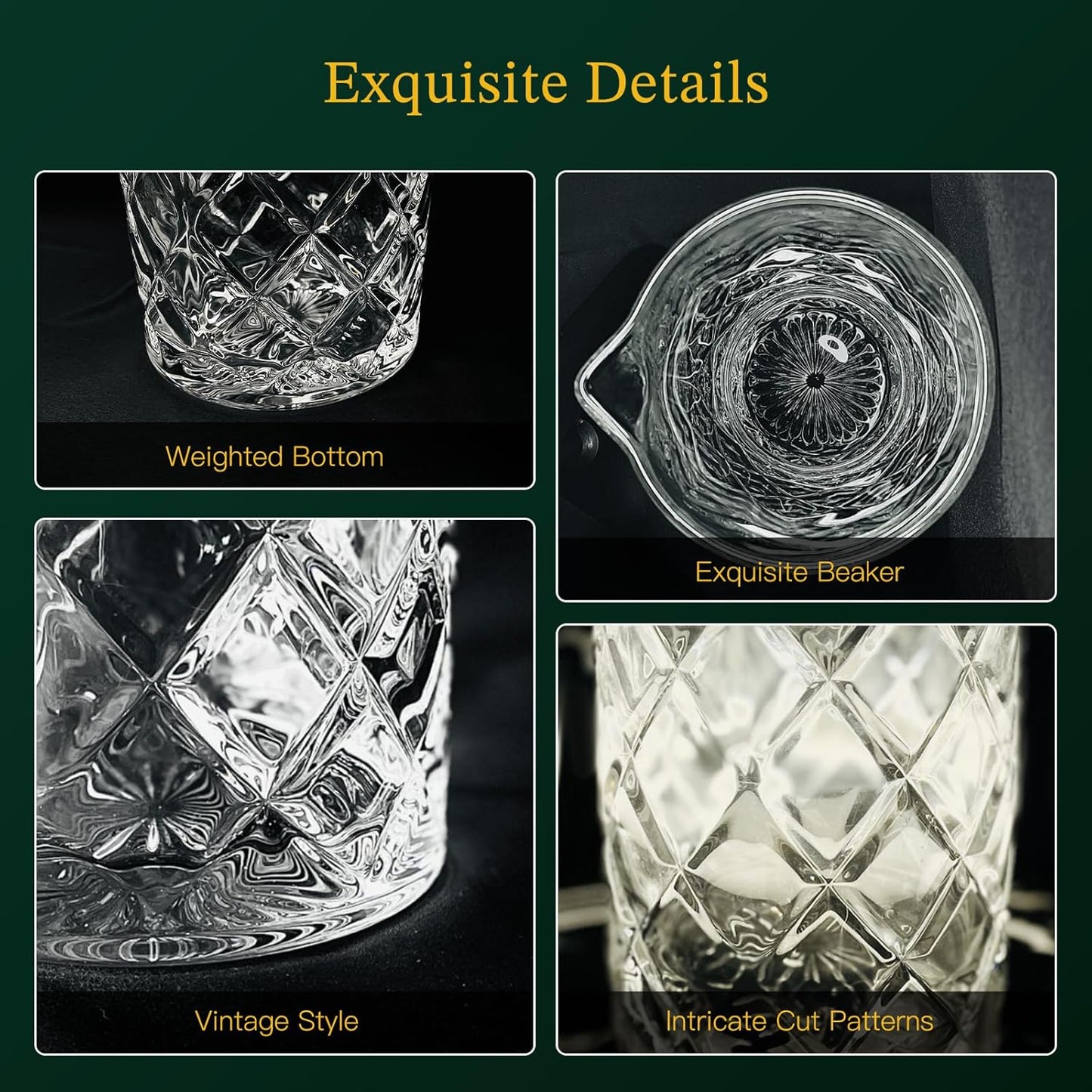 500ml whiskey decanter – made from high-quality crystal, perfect for storing and serving whiskey, bourbon, or other spirits, elegant design enhances your drinking experience, ideal for home bars, special occasions, and gifting.