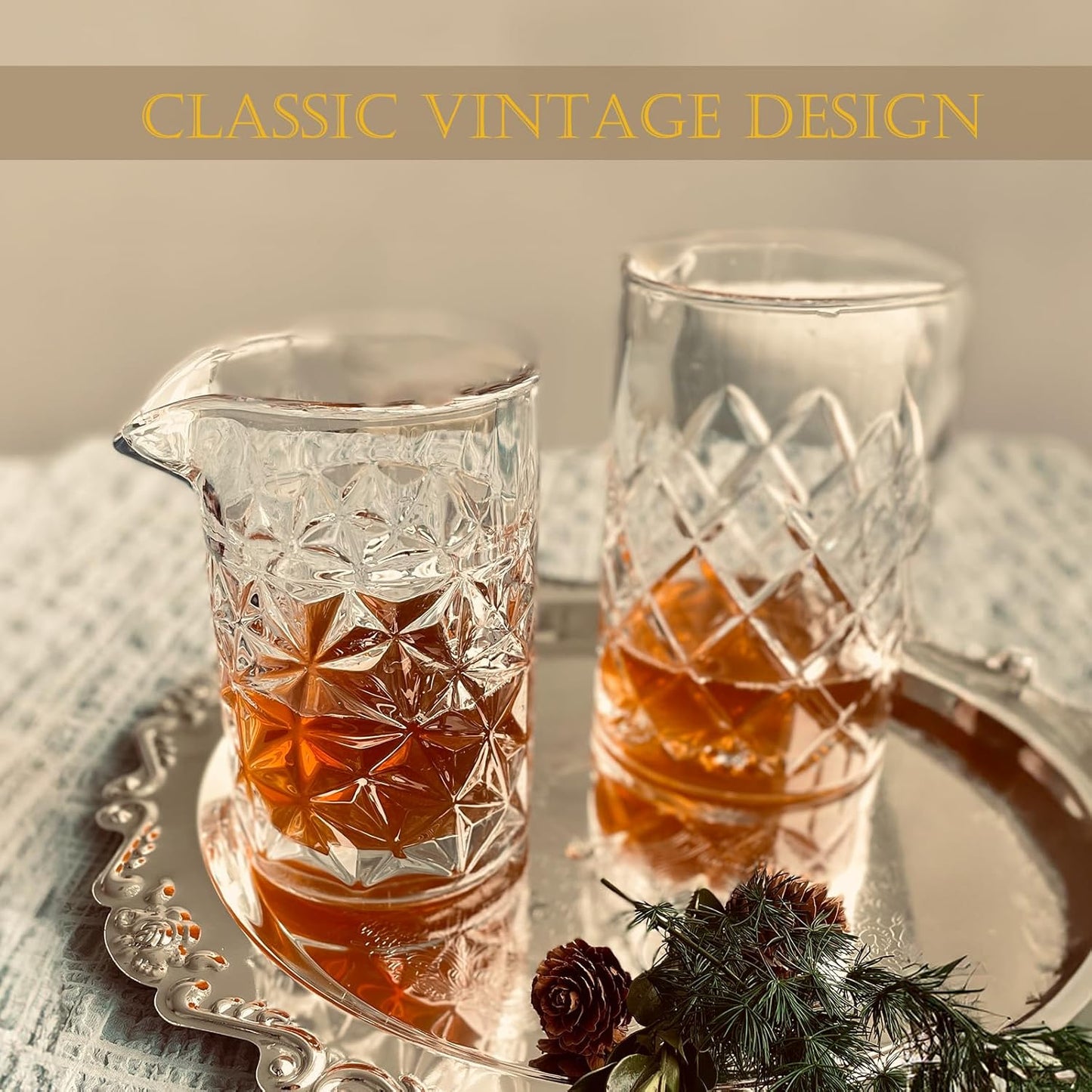500ml whiskey decanter – made from high-quality crystal, perfect for storing and serving whiskey, bourbon, or other spirits, elegant design enhances your drinking experience, ideal for home bars, special occasions, and gifting.
