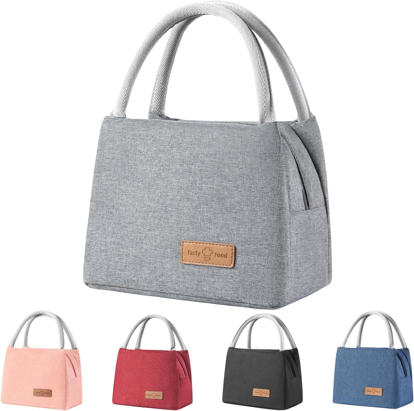 Bento Pink bag large thickened student lunch bag Oxford cloth one shoulder outdoor picnic thermal insulation bag