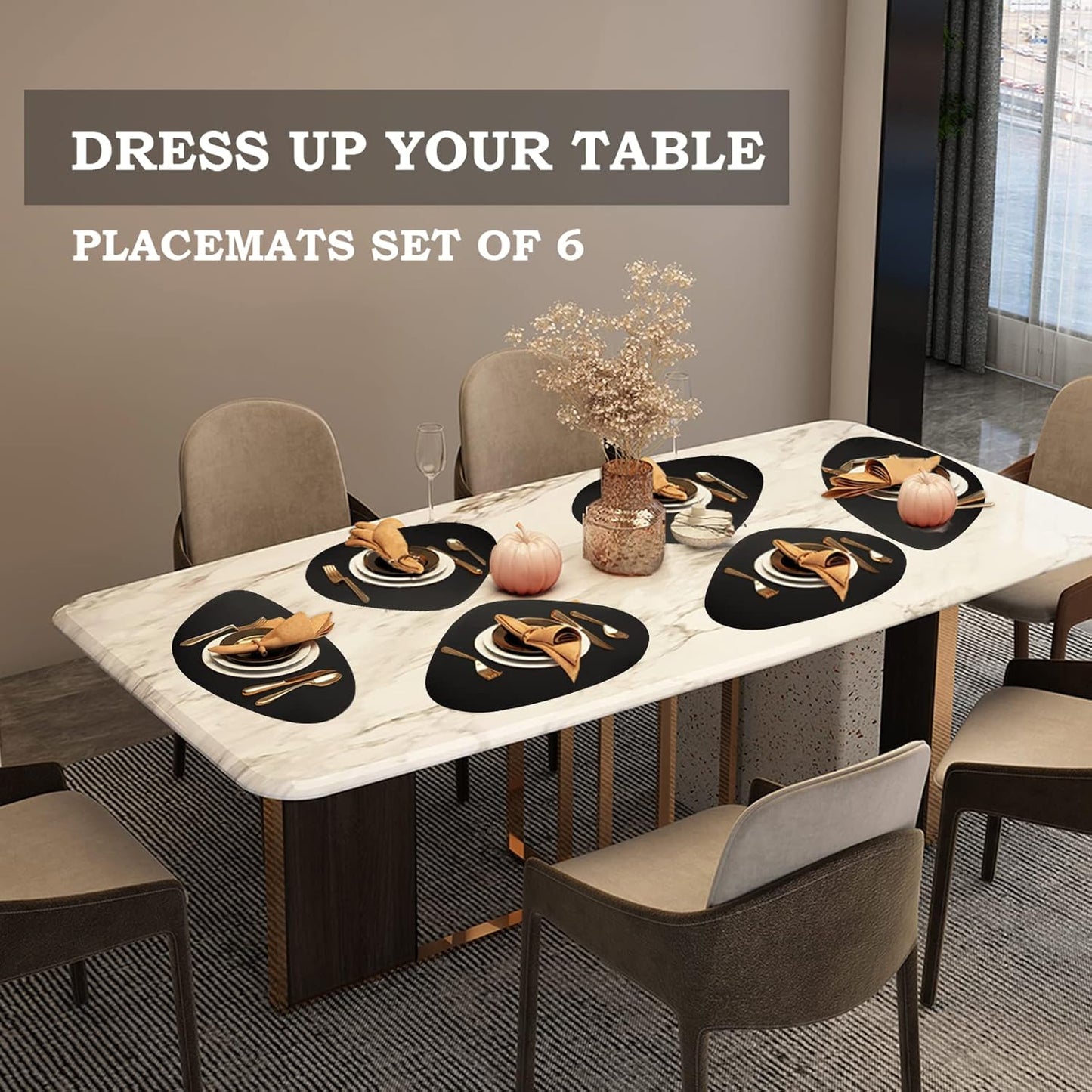 Nordic Style Table Decoration - Irregular Triangle Coaster for Cups - Leather Dining Placemats for Stylish, Minimalist Home Decor - Perfect for Dining Tables, Tea Sets, and Everyday Use