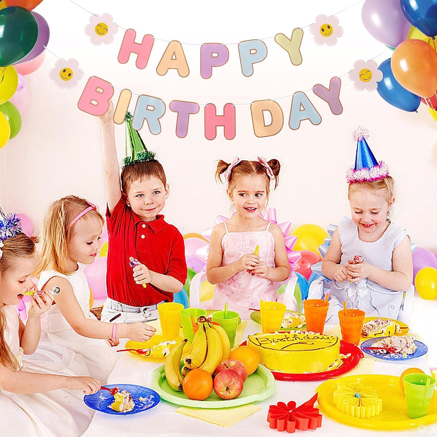 Happy Birthday Banner - Stylish and Reusable Party Decoration for Birthday Celebrations - Durable, Easy to Hang, and Perfect for Indoor and Outdoor Decor - Ideal for Kids and Adults