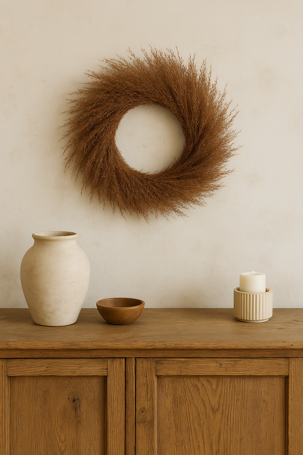Colorful reed (brown) – soft and elegant dried pampas grass, perfect for home décor, floral arrangements, and event decorations, adds a natural and rustic touch to vases, bouquets, and centerpieces.
