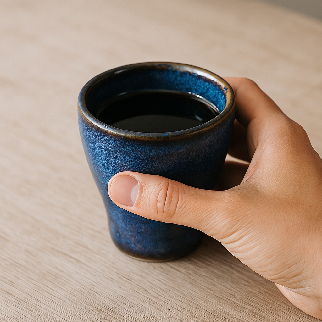 Blue Flambe Teacup - Elegant Ceramic Tea Cup with Unique Flambe Glaze - Perfect for Tea Lovers, Coffee, Hot Beverages - Ideal for Daily Use, Special Occasions, and Gift-Giving - Durable, Stylish Design