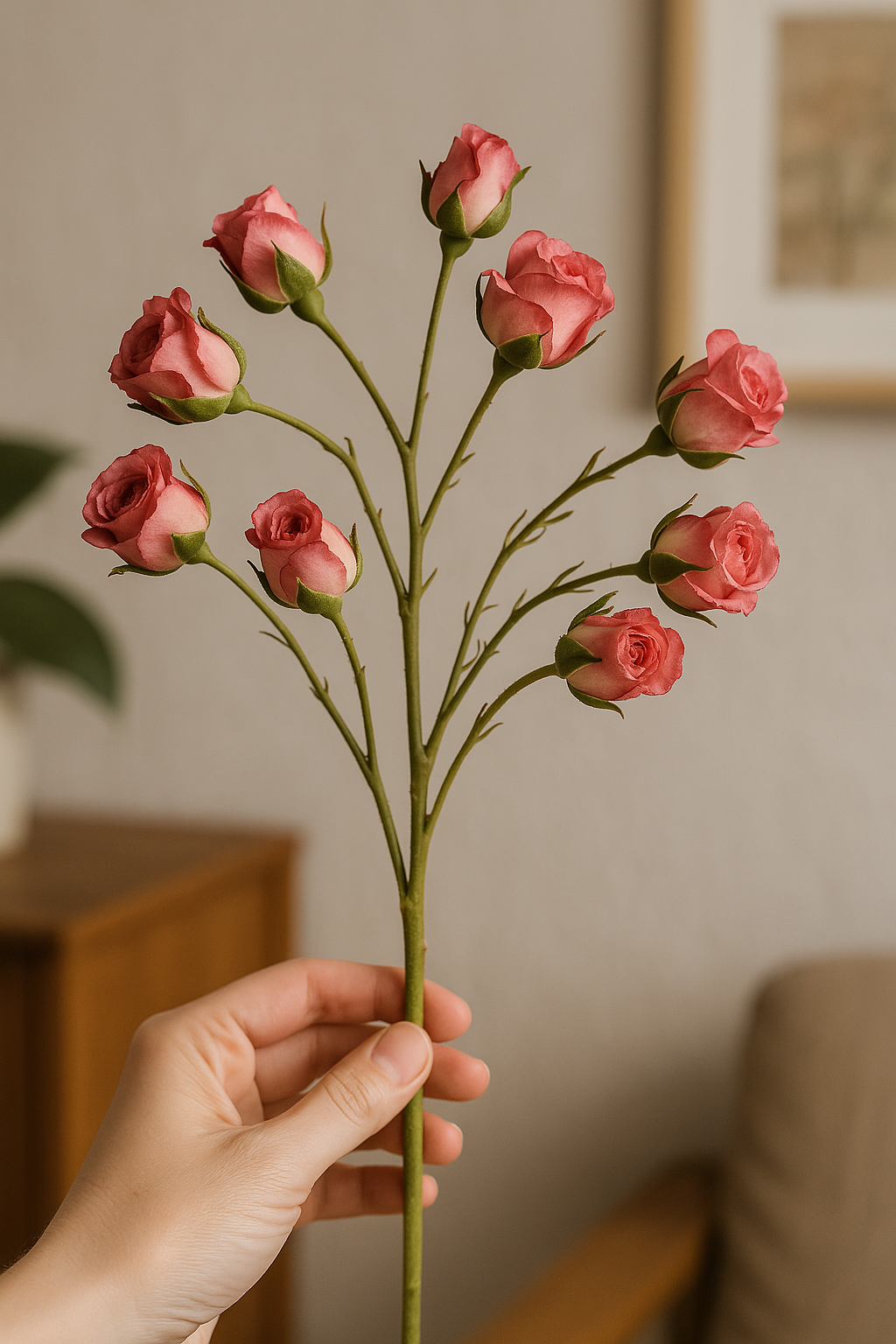 Artificial Silk Small Roses Bouquets Realistic Fake Rose Flowers for Home Décor Wedding Arrangements Centerpieces and Floral Displays Lifelike Faux Roses with Soft Petals and Bendable Stems