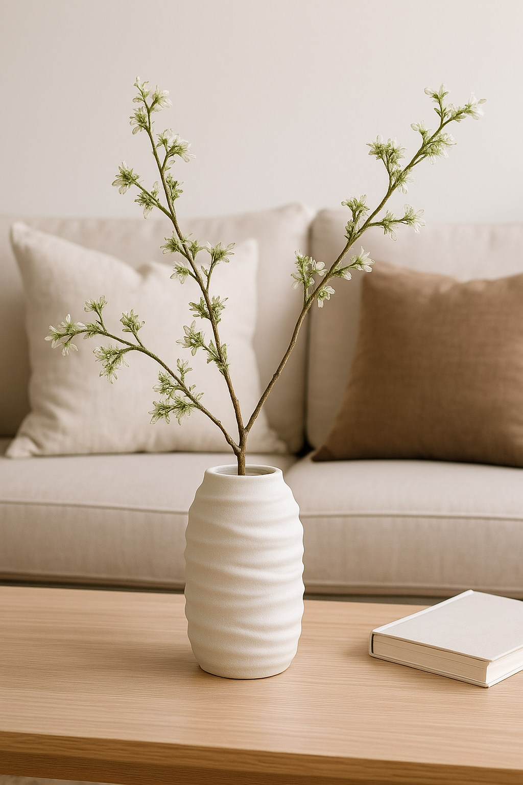 85CM Artificial Greenery Stems Faux Eucalyptus Branches Realistic Fake Greenery for Home Décor Floral Arrangements Wedding Bouquets and Centerpieces Lifelike Eucalyptus Leaves with Flexible Stems