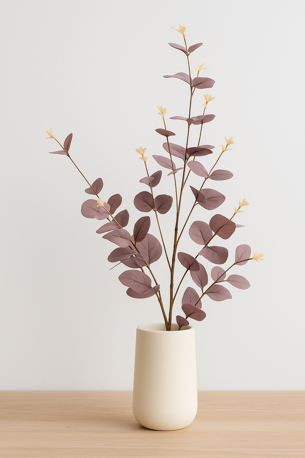 Burgundy Eucalyptus Spray 94 cm - Realistic Artificial Stem for Floral Arrangements, Wreaths, Bouquets, and Home Décor - Long-Lasting, Low Maintenance, Elegant Accent for Weddings and Seasonal Styling