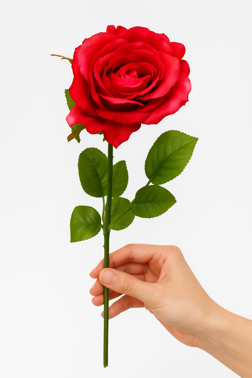 Elegance Rose Stem Beauty 68 cm - Realistic Artificial Rose with Lifelike Petals - Perfect for Floral Arrangements, Bouquets, Wreaths, and Home Décor - Long-Lasting and Low Maintenance