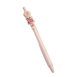 Cute cartoon bear fox cute girl design retractable gel ink pen
