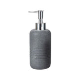 Earthly Elegance sandstone resin liquid soap dispenser beige
