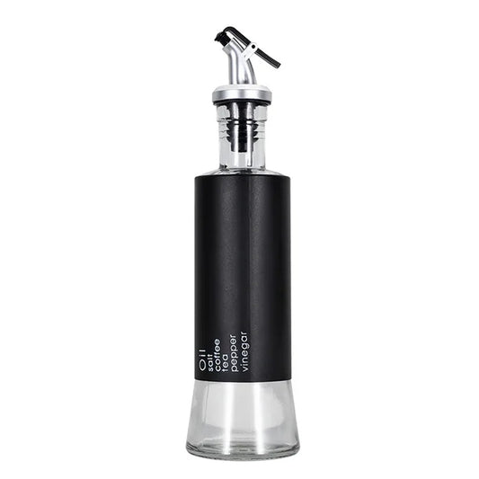 Food Grade Kitchen Olive Oil Sprayer Refillable Dispenser Glass Bottle for cooking Black 350ml