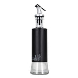 Food Grade Kitchen Olive Oil Sprayer Refillable Dispenser Glass Bottle for cooking Black 350ml