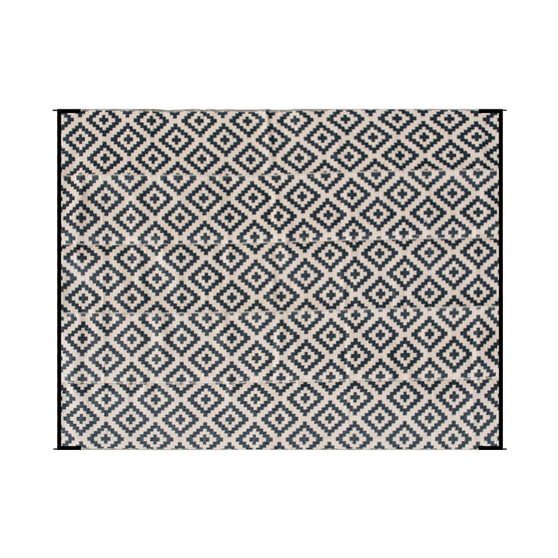 6x9FT 182x274cm custom size colorful printing pp woven roll up picnic camping mat for beach camping