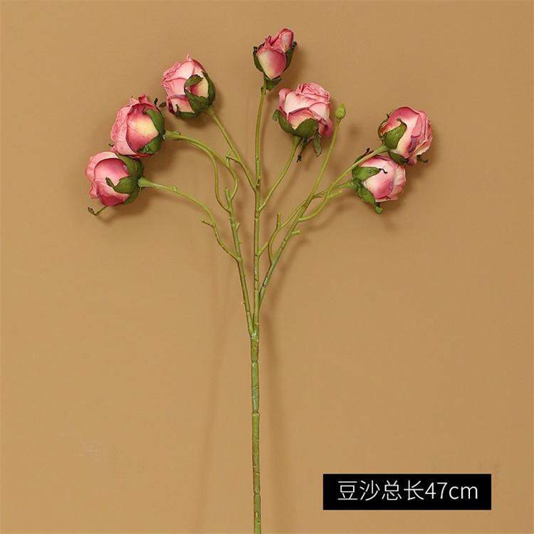 Artificial Silk Small Roses Bouquets Realistic Fake Rose Flowers for Home Décor Wedding Arrangements Centerpieces and Floral Displays Lifelike Faux Roses with Soft Petals and Bendable Stems