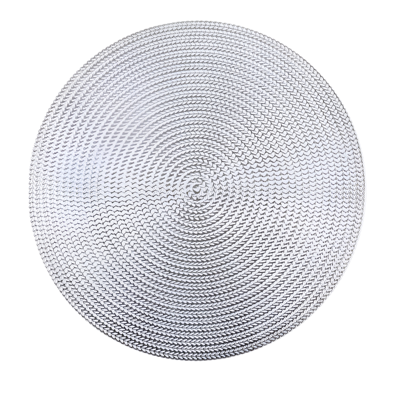 Heat insulation braided round table mat – durable and stylish placemat for dining tables, protects surfaces from heat and scratches, woven design adds a decorative touch, perfect for kitchen, dining, and coffee tables.