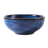 "4-Inch Blue Flambe Rice Bowl - Elegant Ceramic Bowl with Unique Flambe Glaze - Perfect for Serving Rice, Small Portions, Snacks, and Sides - Durable, Stylish, Ideal for Everyday Use and Special Occasions"