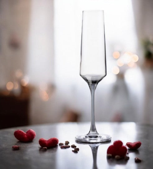 218ml lead-free crystal champagne glass – elegant and durable flute with a refined design, perfect for sparkling wine and celebrations, enhances bubbles and aroma, ideal for home, restaurants, and special occasions.