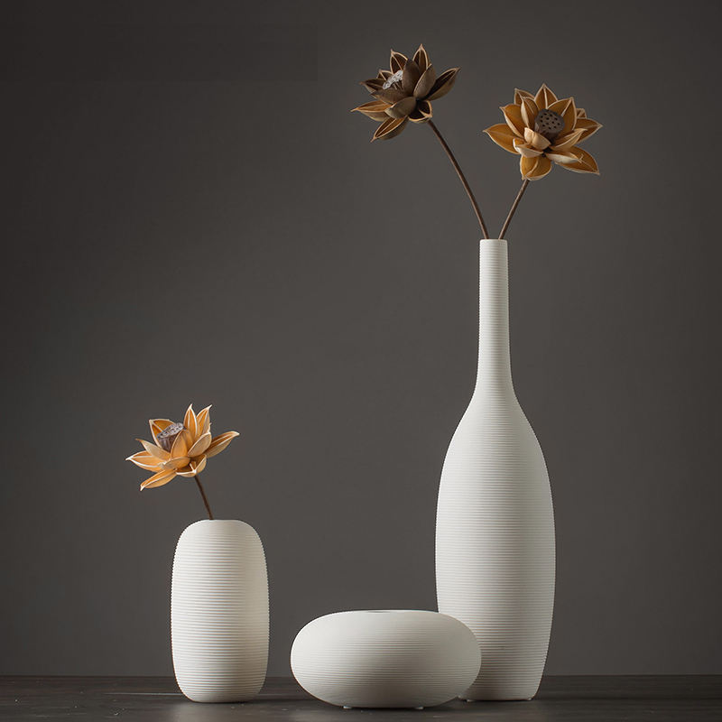 Home Decoration Luxury Creative Ceramic Vases Different Designs Shapes Ceramic Home Goods Vases