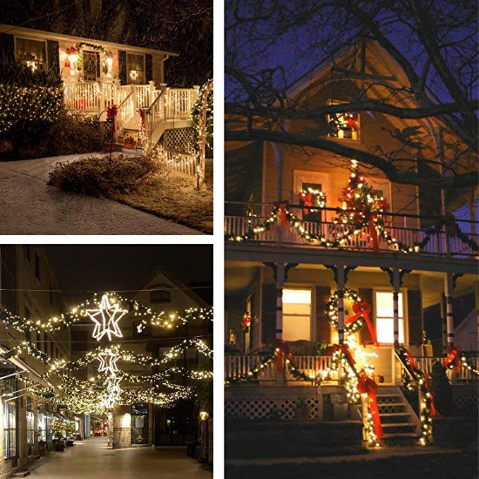 Solar String Lights, 8 cm LED Bulbs, Waterproof Outdoor Fairy Lights, Energy-Efficient Decorative Lighting for Gardens, Patios, Balconies, and Events, Auto On/Off with Solar Charging