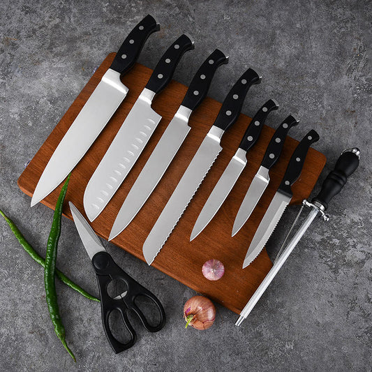 Kitchen Chef Knife - Santoku Knife - Multi-purpose Stainless Steel Blade with Granton Edges - Perfect for Slicing, Dicing, and Chopping - Ergonomic Handle for Comfortable Grip - Ideal for Meat, Fish, and Vegetables