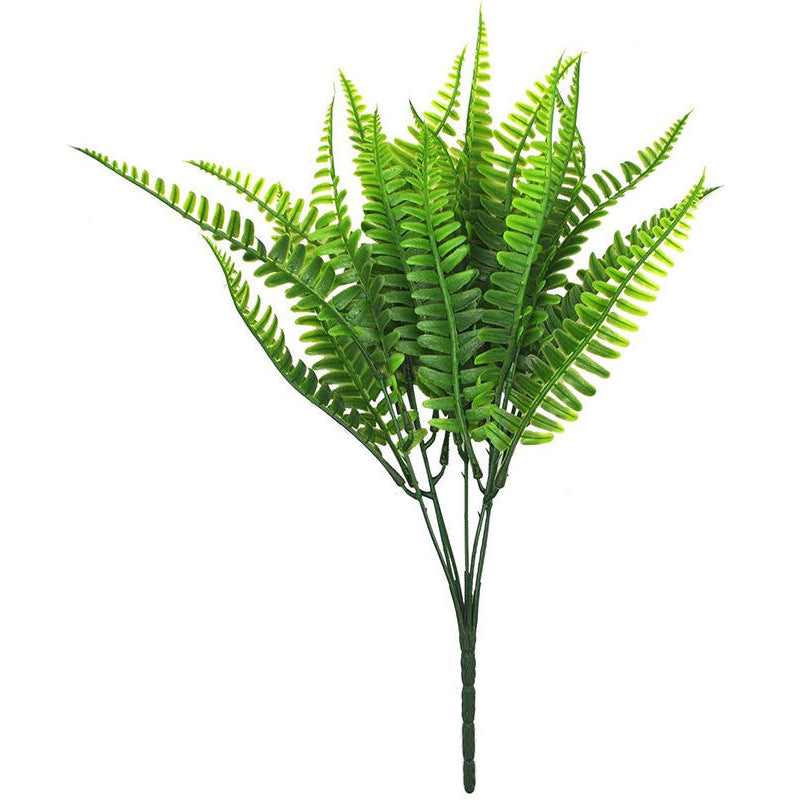 Artificial Seven Forks Plastic Persian Grass Greenery Shrubs Realistic Fake Persian Grass for Home Décor Wedding Arrangements Centerpieces and Floral Displays Lifelike Faux Greenery with Sturdy Stems and Vibrant Color