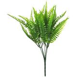 Artificial Seven Forks Plastic Persian Grass Greenery Shrubs Realistic Fake Persian Grass for Home Décor Wedding Arrangements Centerpieces and Floral Displays Lifelike Faux Greenery with Sturdy Stems and Vibrant Color