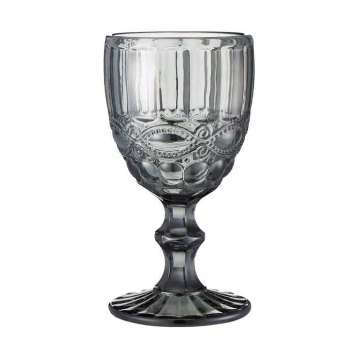 French Vintage Wine Glass Elegant Crystal Stemware
