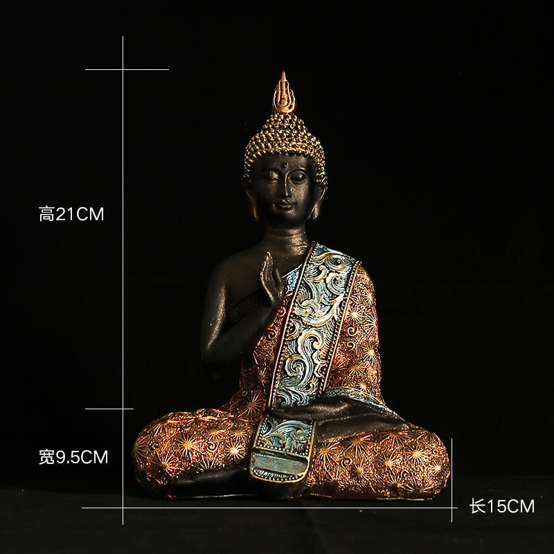 Buddha Figurine - Serene and Elegant Decorative Statue - Ideal for Meditation Spaces, Home Decor, or Creating a Peaceful and Calming Atmosphere in Any Room