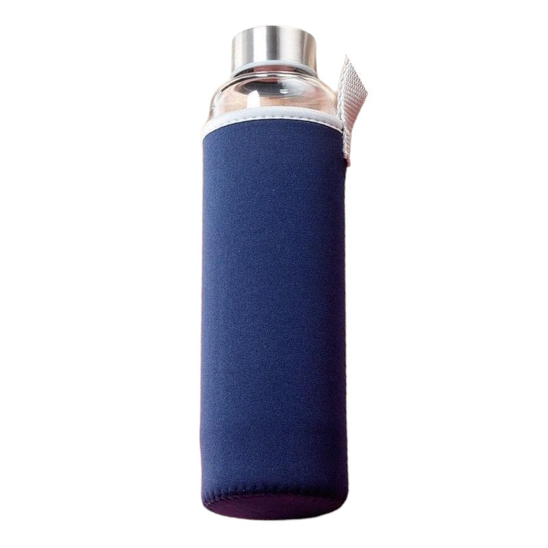 Smoothie 500ml High Borosilicate Water Bottle Blue