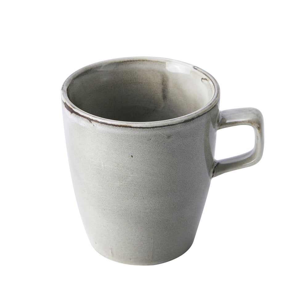Japandi grey china Eco friendly dinnerware ceramic porcelain coffee cup 300ml