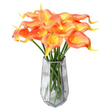 Artificial Calla Lily Flowers – Realistic Fake Calla Lily Bouquet for Home Décor, Wedding Arrangements, Centerpieces & Floral Displays – Lifelike Faux Flowers with Soft Touch Petals & Flexible Stems