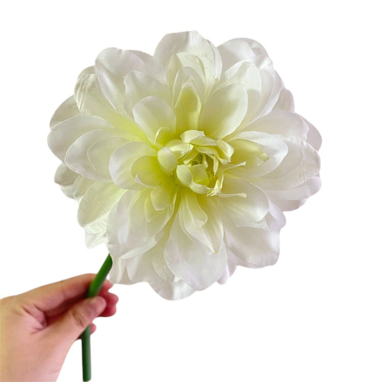 34 cm Artificial Dahlia Flower Realistic Fake Dahlia Bouquet for Home Décor Wedding Arrangements Centerpieces and Floral Displays Lifelike Faux Dahlia with Soft Petals and Durable Stems