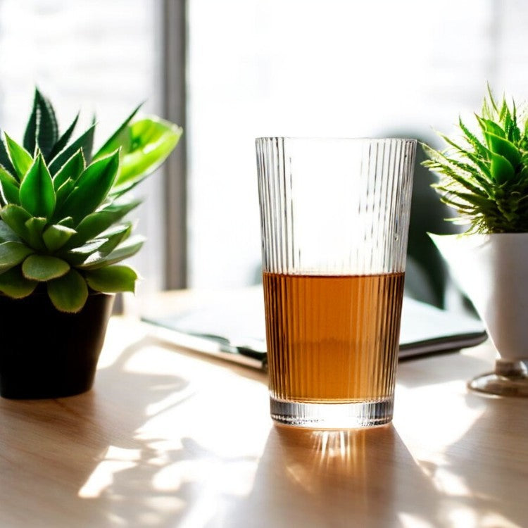 380ml gold rim tea glass – elegant and stylish tea glass with a decorative gold rim, perfect for serving tea, coffee, or other beverages, durable and high-quality design, ideal for home, restaurants, and special occasions.