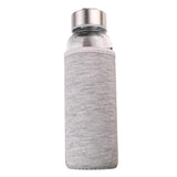 Smoothie 500ml High Borosilicate Water Bottle Grey