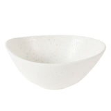 White Speckled 6"Oval bowl