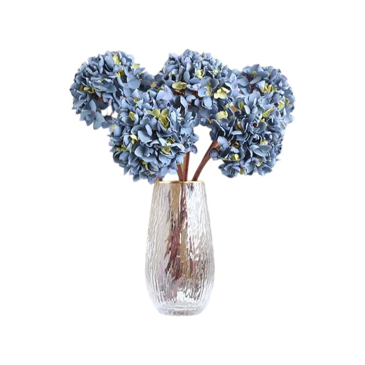 Artificial Hydrangea Flowers Realistic Fake Hydrangea Bouquet for Home Décor Wedding Arrangements Centerpieces and Floral Displays Lifelike Faux Hydrangeas with Soft Petals and Flexible Stems