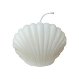 Handmade White Oyster Soy Candle - Premium Natural Soy Wax, Clean Burn, and Long-Lasting Fragrance - Eco-Friendly Aromatherapy Candle in Unique Oyster-Inspired Design - Perfect for Coastal Home Décor, Relaxation, and Gift Giving