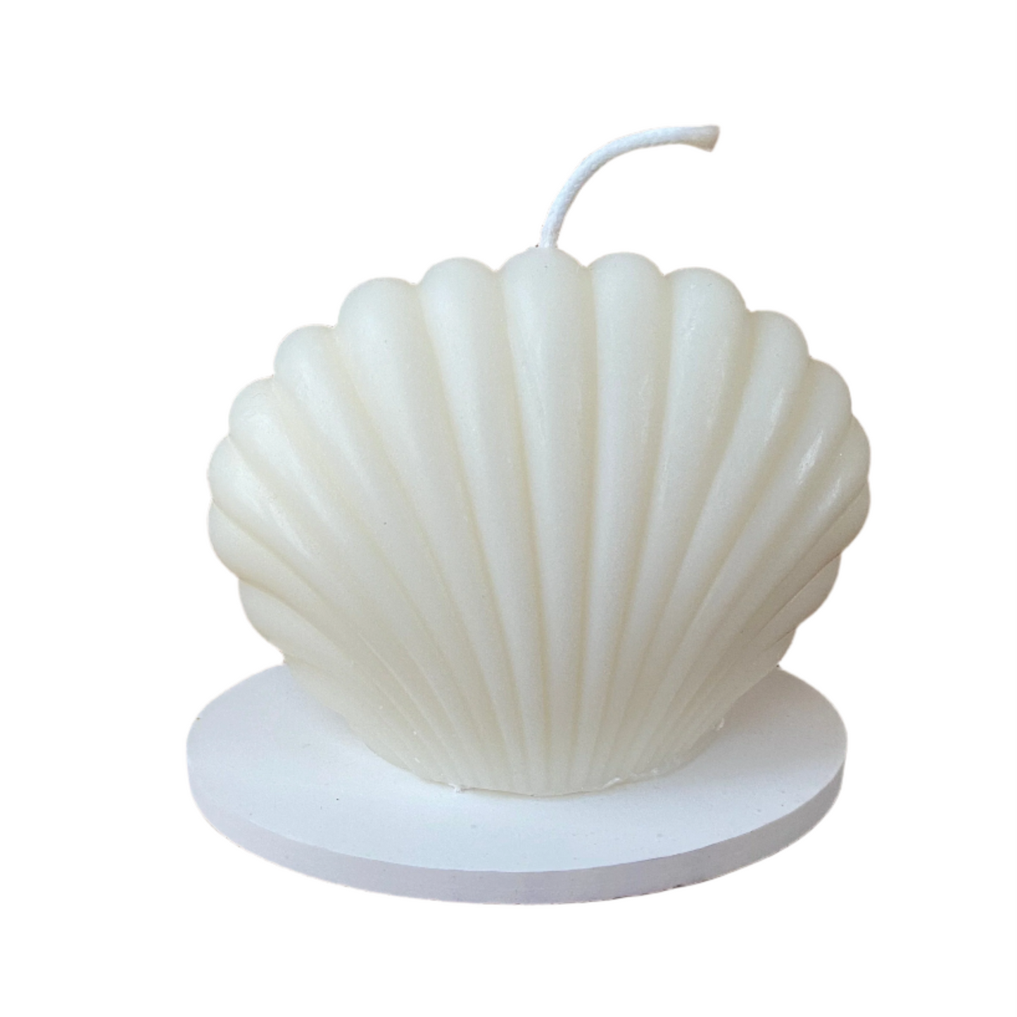 Handmade White Oyster Soy Candle - Premium Natural Soy Wax, Clean Burn, and Long-Lasting Fragrance - Eco-Friendly Aromatherapy Candle in Unique Oyster-Inspired Design - Perfect for Coastal Home Décor, Relaxation, and Gift Giving