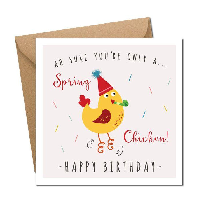 Spring Chicken Card