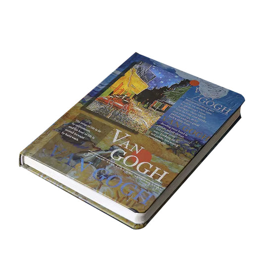 Van Gogh Monet Fancy Famous Painting Hardcover Journal Notebook 98 sheets