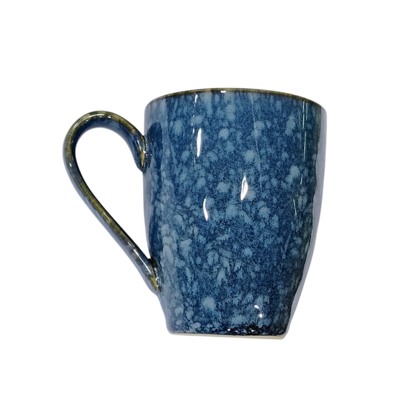 Waterdrop Single Mug 300ml - Elegant Blue Ceramic Mug with Waterdrop Design - Ideal for Coffee, Tea, or Hot Beverages
