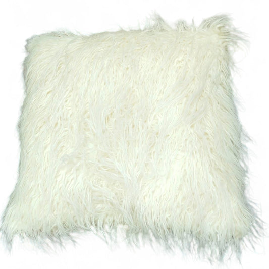 LAMBSWOOL Cushion 45.7x45.7cm - Luxurious Soft Decorative Throw Pillow for Home