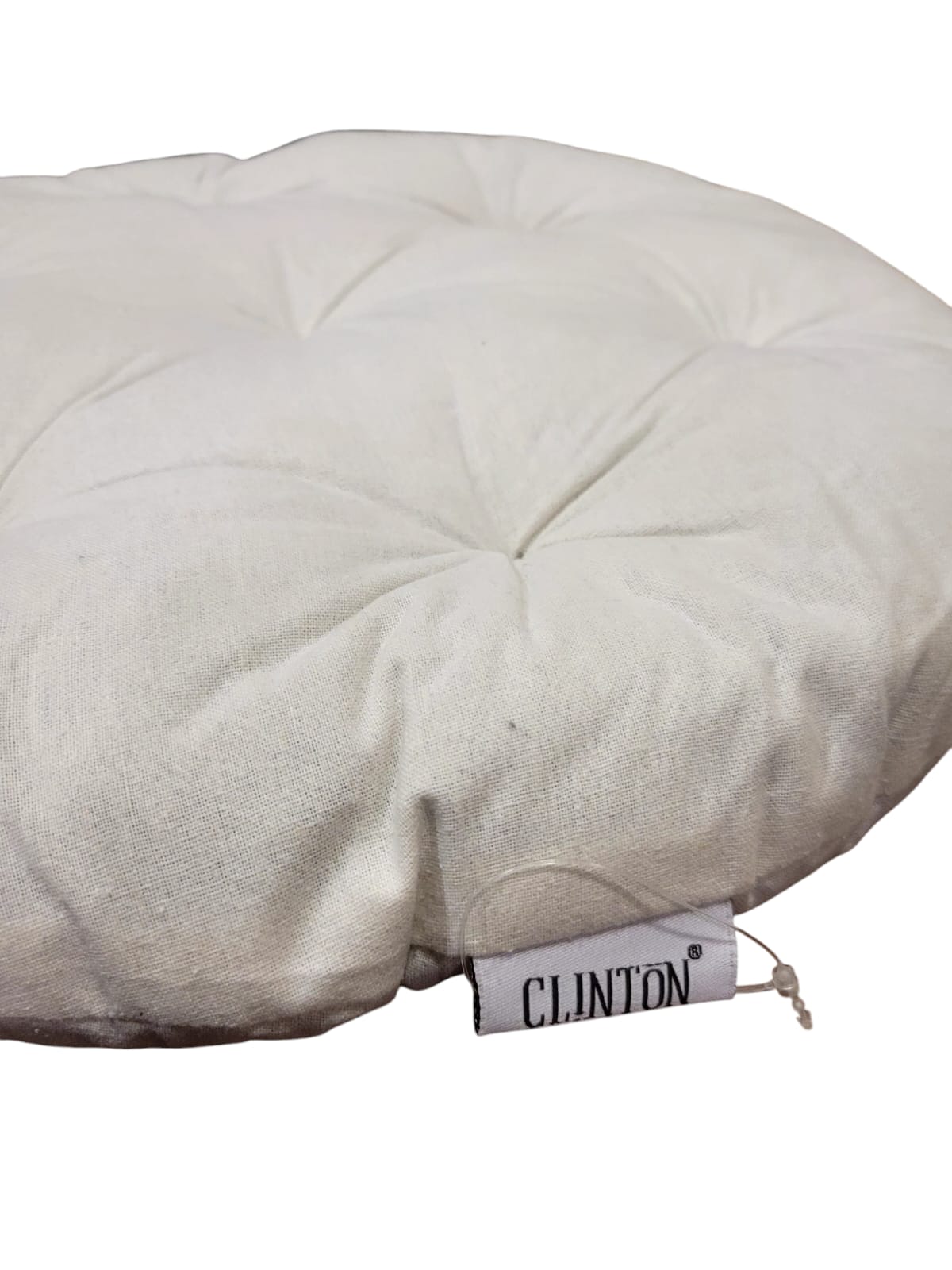 Solid Circular Chair Pad 40x5cm - Comfortable Cotton Cushion for Stylish and Supportive Seating
