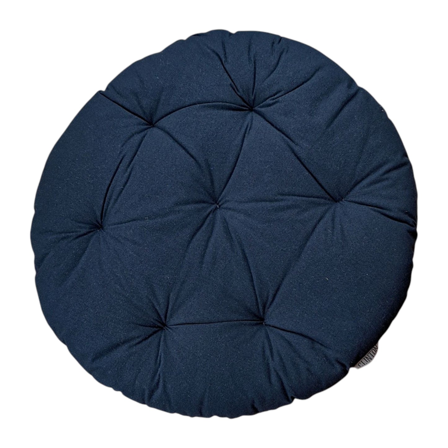 Solid Circular Chair Pad 40x5cm - Comfortable Cotton Cushion for Stylish and Supportive Seating