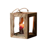 Candlestick with hanging design – paulownia wood quiet wind lamp, solid wood home stay decoration, indoor wind chime for soothing ambiance, elegant and natural touch for living room or bedroom décor.