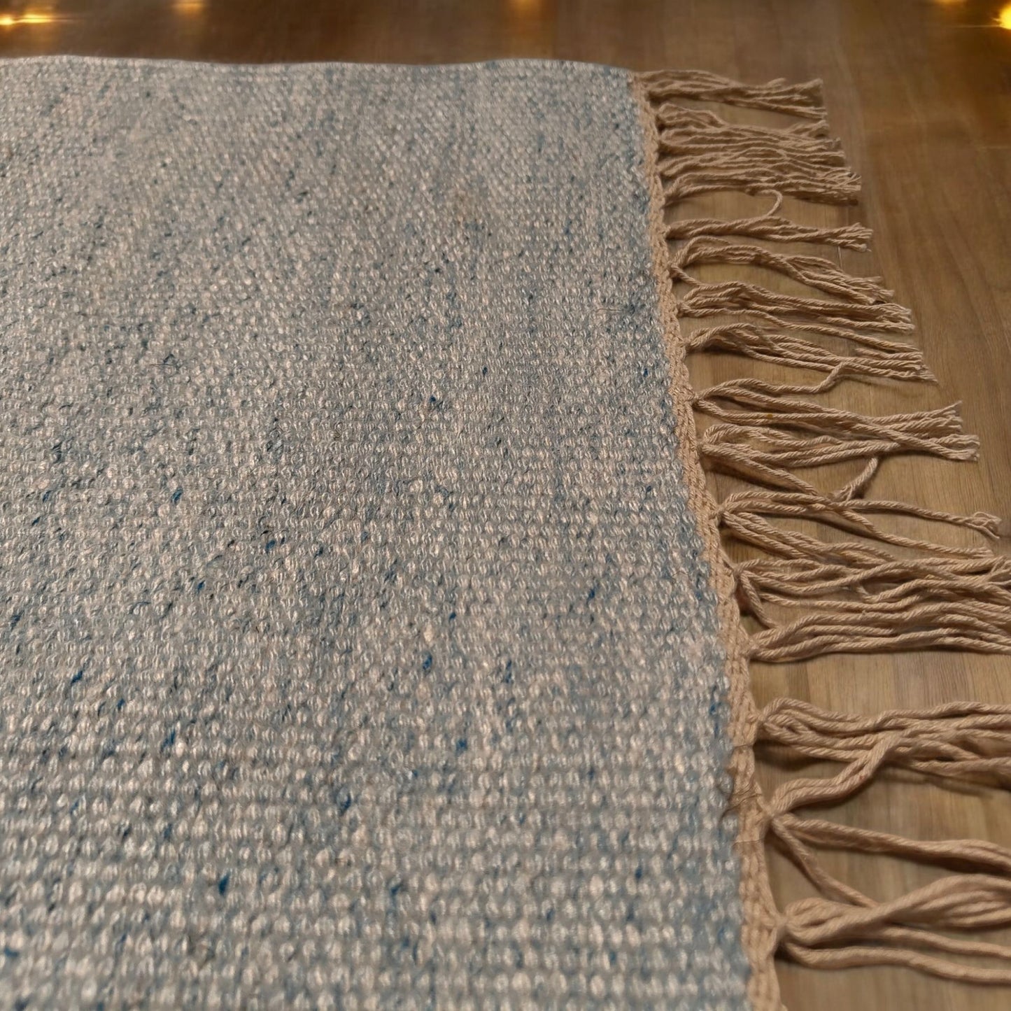 PAKRI GREY Rug 50x90cm - Handwoven Wool & Cotton Blend, Stylish & Durable - Perfect for Living Room, Bedroom, or Entryway - Eco-Friendly, Easy to Clean, Soft Texture, Minimalist Grey Accent