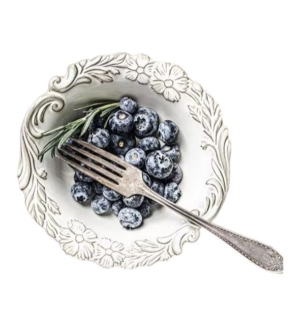 Floral Ceramic Bowl 4.5x16cm - Elegant Ceramic Bowl with Beautiful Floral Design - Ideal for Serving Soups, Salads, or Small Dishes - Perfect for Adding a Touch of Nature to Your Tableware Collection
