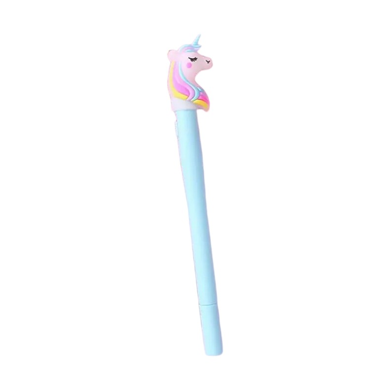 Cartoon Unicorn Gel Ink Pens children's gel pen with Light