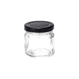 90ml Round Clear Empty Bird's Nest Jam Spice Jelly Bottle Mini Caviar Honey Glass Jars