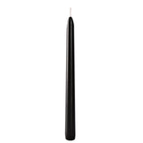 Black Stick Candle 25 cm - Premium Natural Wax, Clean Burn, and Long-Lasting Fragrance - Elegant Minimalist Design for Modern Home Décor, Candlestick Holders, and Special Occasions