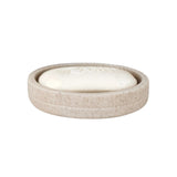 Beige Earthly Elegance Sandstone resin hard sopa holder